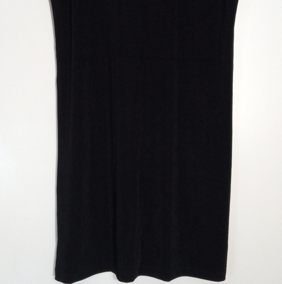 Chicos Travelers black vneck shift dress women's size 3 NWT - Picture 7 of 8